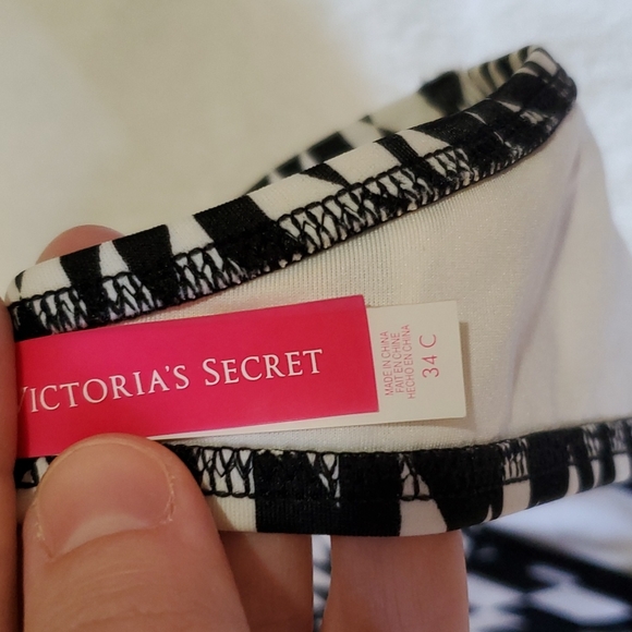 Victoria's Secret Black and White Swimsuit - Picture 3 of 7